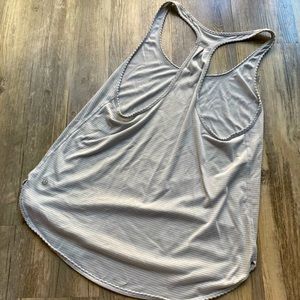 Gray Lululemon 105 F Singlet *Silver Tank Top